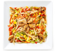 WOK ЛАПША ОВОЩНАЯ С ГРИБАМИ